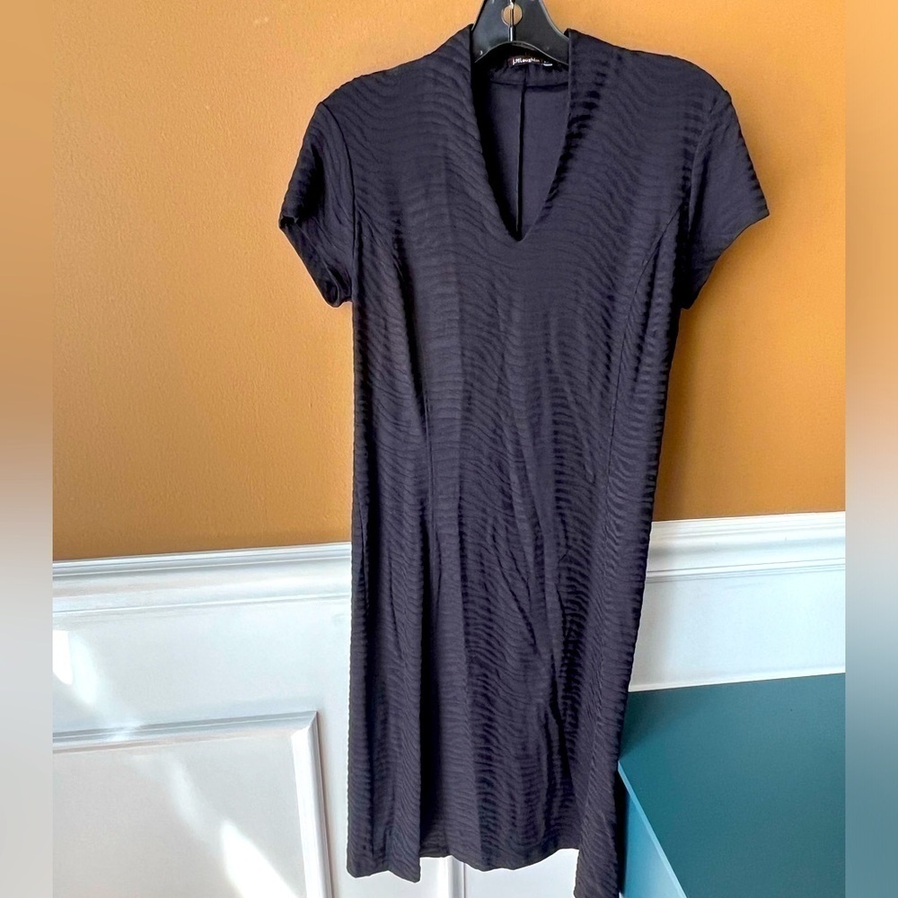 J. McLaughlin Women’s Black Vintage Textured Midi Dress Size XS